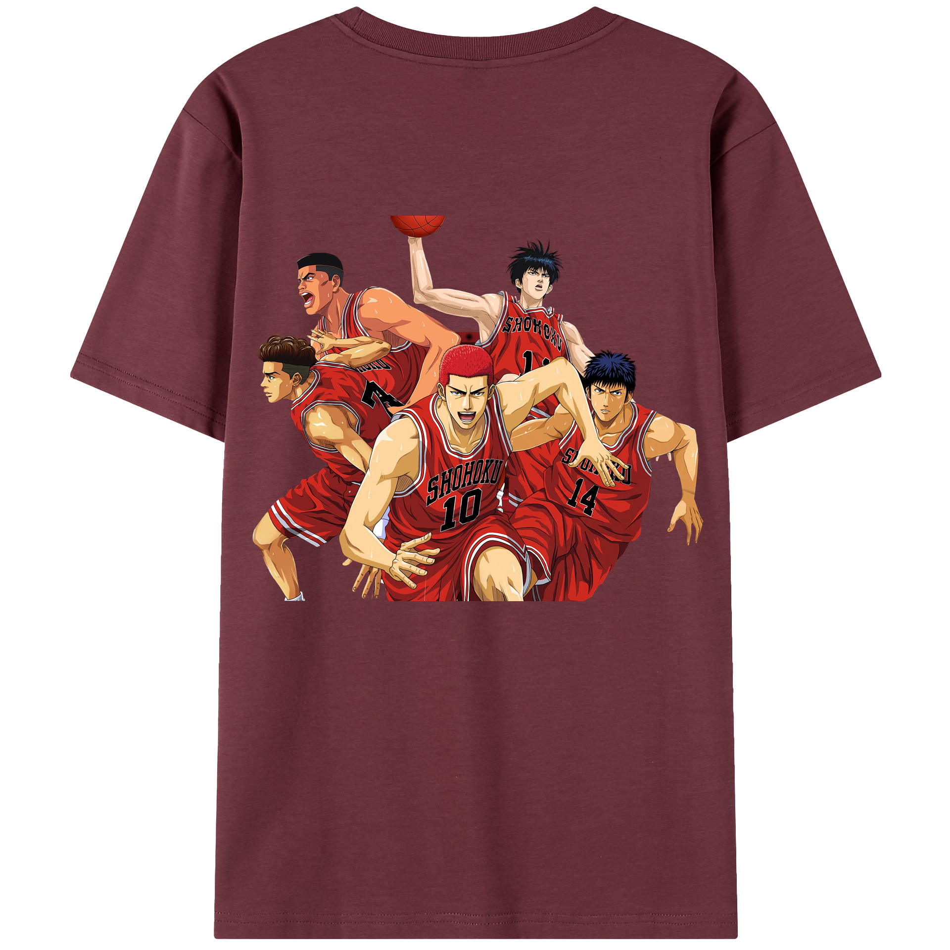 （画像用） SLAM DUNK／スラムダンク 綿100％半袖Tシャツ（背面プリント）
